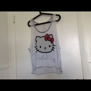 Hello kitty tank top shirt